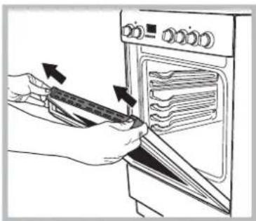 INDESIT I6VV2A(X) - Desmontaje y montaje de la puerta del horno: - 4
