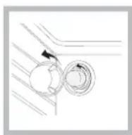 INDESIT I6VV2A(X) - Substituir a lâmpada de iluminação doorno - 1
