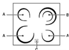 INDESIT I6VV2A(X) - Zonas de cozedura tradicionais - 1