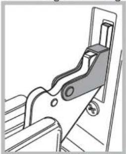INDESIT I6VV2A(X) - Removing and fitting the oven door: - 1