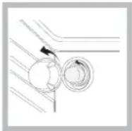 INDESIT KN3C76A(X)EU - Replacing the oven light bulb - 1