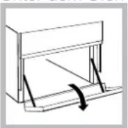 INDESIT KN3C76A(X)EU - Aufbewahrungsbereich unter dem Ofen - 1