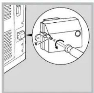 INDESIT KN3C76A(X)EU - Fitting the power supply cable - 2