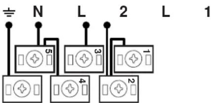 INDESIT HGM 30 K.C IX - Verlegen des Netzkabels - 5