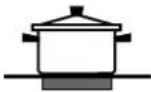 INDESIT HGM 30 K.C IX - Warnings for using the glass ceramic hob - 3