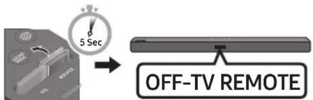 SAMSUNG HWT450 - Podešavanje jačine zvuka urežaja Soundbar pomocu daljinskog upravljača televizora - 2
