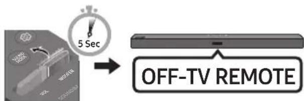SAMSUNG HWT450 - Puθμiσε tnv évtαση ἡxou tou Soundbar με εva tnλεχειριστήριο tnλεόρασης Av éxετε tnλεόραση Samsung, μπορείτε vα puθμiσετ e nTvαση ἡxou tou Soundbar xρησμοποιώντας to tnλεχειριστήριο IR tou συνδεύει tnv tnλεόραση Samsung. - 2