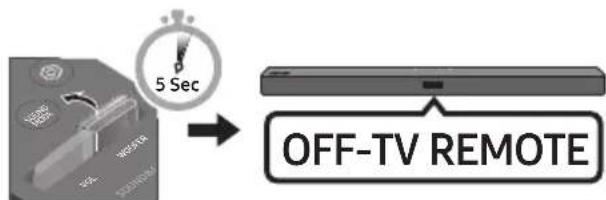 SAMSUNG HWT450 - Regulacja głowosnosci systemu Soundbar przy uzyciu pilota do televizora - 2