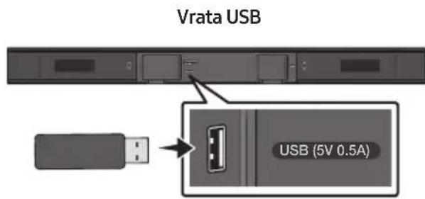 SAMSUNG HWT450 - POVEZOVANJE NAPRAVE ZA SHRANJEVANJE USB - 1