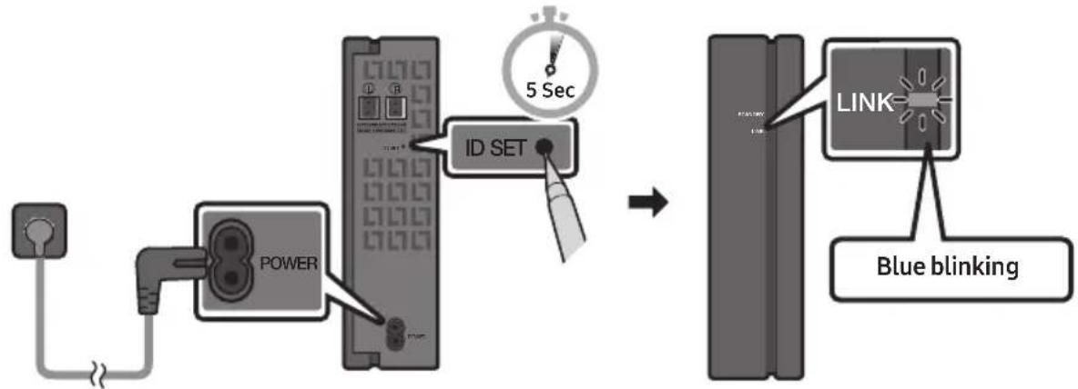 SAMSUNG HWT450 - Connecting an SWA-8500S (Sold Separately) to your Soundbar - 2