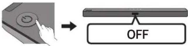 SAMSUNG HWT450 - Če imate televizor Samsung, lahko prilagodite glasnost zvočnika Soundbar z daljinskim upravljalinikom IR, ki je bil priložen televizorju Samsung. - 1