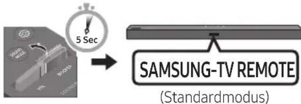 SAMSUNG HWT450 - Anpassen der Soundbar-Lautstärke mit einer TV-Fernbedienung - 4