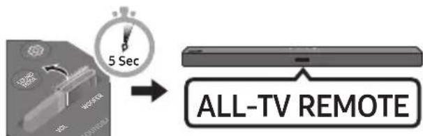 SAMSUNG HWT450 - Ako imate televizor marke Samsung, glasnoću sustava Soundbar možete prilagoditi pomóću IC daljinskog upravljača koji ste dobili uz televizor Samsung. - 7