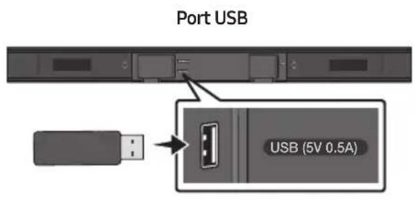 SAMSUNG HWT450 - CONNECTAREA UNUI DISPOZITIV DE STOCARE USB - 1