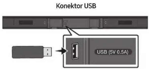 SAMSUNG HWT450 - PřIPOJENÍPAMÉTOVÉHO ZARÍZENÍ USB - 1
