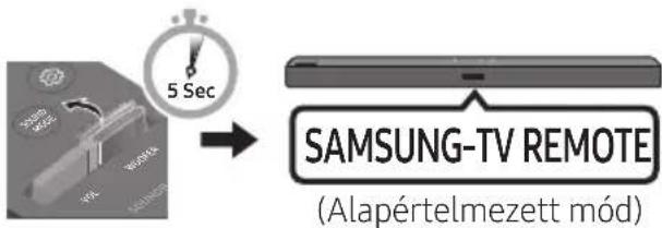 SAMSUNG HWT450 - Ha Samsung TV-vel rendelkezik, akkor a Soundbar hangerejét a Samsung TV-hez tartozó IR távirányítóval allithatja be. - 4