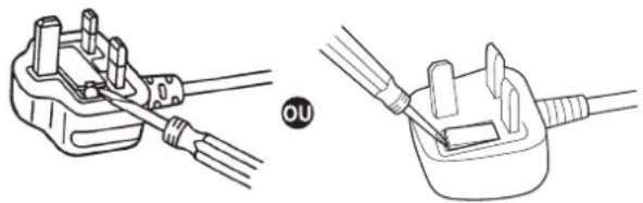 PANASONIC GPVD151 - Comment remplacer le fusible : - 1