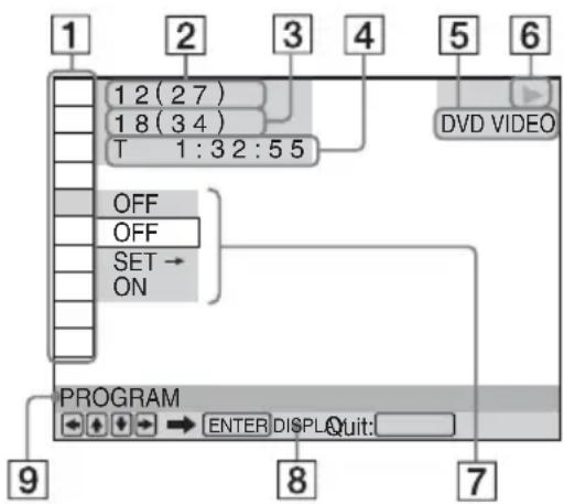 SONY DVPSR405P - Press DISPLAY. - 1