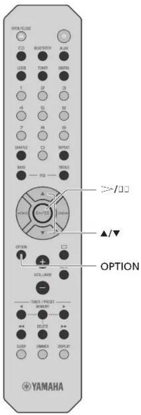 YAMAHA MCRB370D - Suppression d'une station prerégée - 1