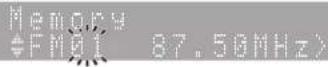 YAMAHA MCRB370D - Tryck pa MEMORY. - 1