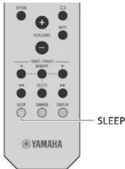 YAMAHA MCRB370D - Verwendendes Einschlaf-Timers - 1
