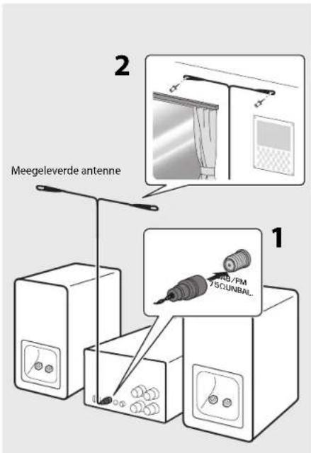 YAMAHA MCRB370D - De antennae aansluiten - 2