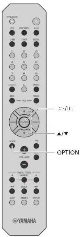 YAMAHA MCRB370D - Löschen eines Speichersenders - 1