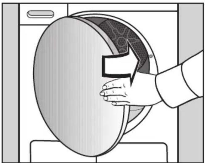 MIELE TWF 60040 CH - Fermeture de la porte - 1