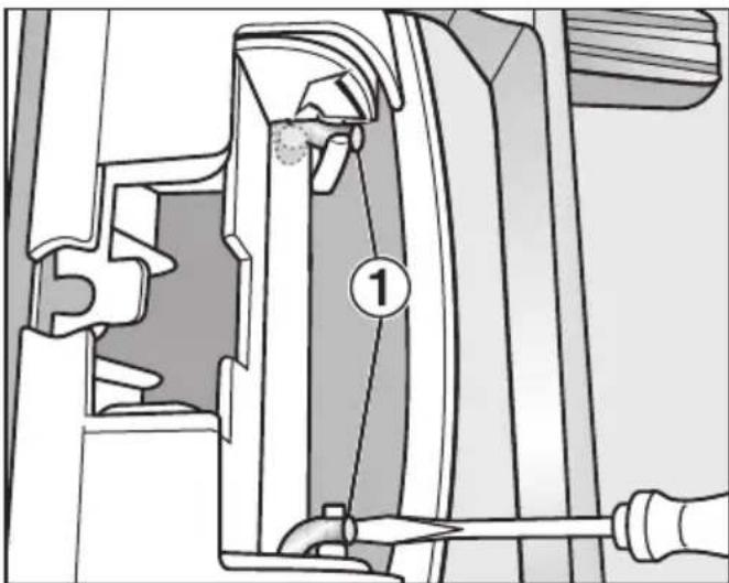MIELE TWF 60040 CH - Changer la charnière de porte - 1