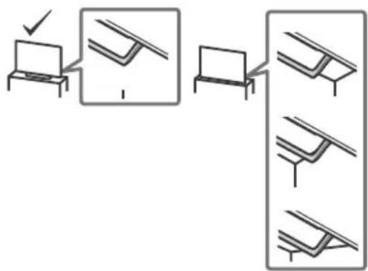 SONY KD49X720E - Preventing the TV from Toppling - 1