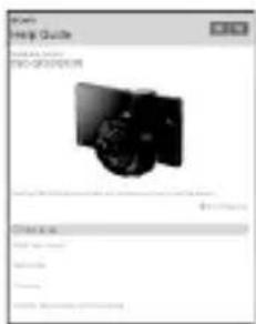 SONY Cybershot DSCQX100 - Weitere Informationen in der Hilfe - 2