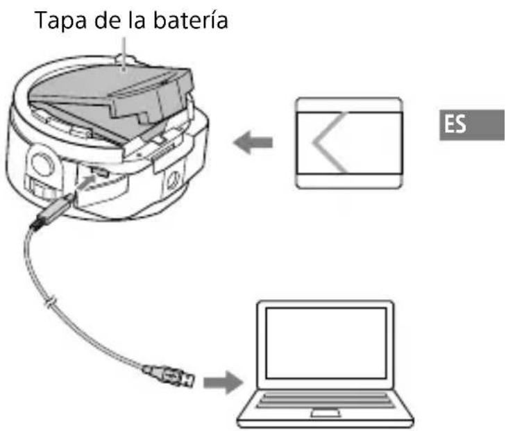 SONY Cybershot DSCQX100 - Carga de la bateria - 1