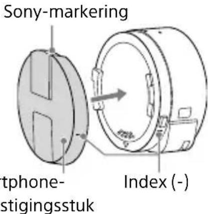 SONY Cybershot DSCQX100 - De camera bevestigen aan een smartphone - 1