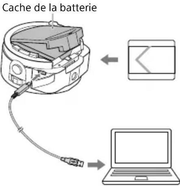 SONY Cybershot DSCQX100 - Chargement de la batterie - 1