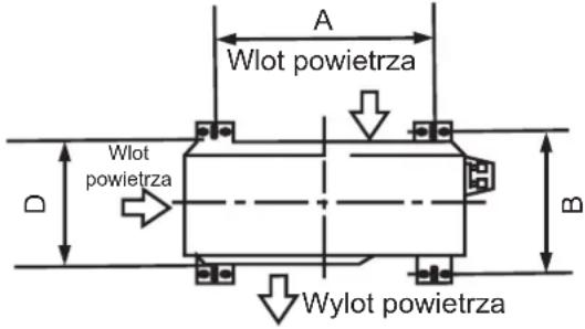 SAMSUNG AR18TXHQASIN - WYMIARY MONTAŻOWE URZĄDZENIA - 1