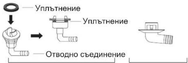SAMSUNG AR24TXHQASIN - Ако отводния маркуч не е с гумено уплътнение (вижте фиг. В), направете следното: - 2