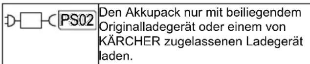 Kärcher OC 3 Plus Auto - Symbole auf dem Gerät - 1