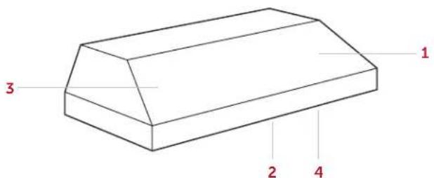 WOLF PL522212 - Caractéristiques de la hotte de ventilation de style professionnel - 3