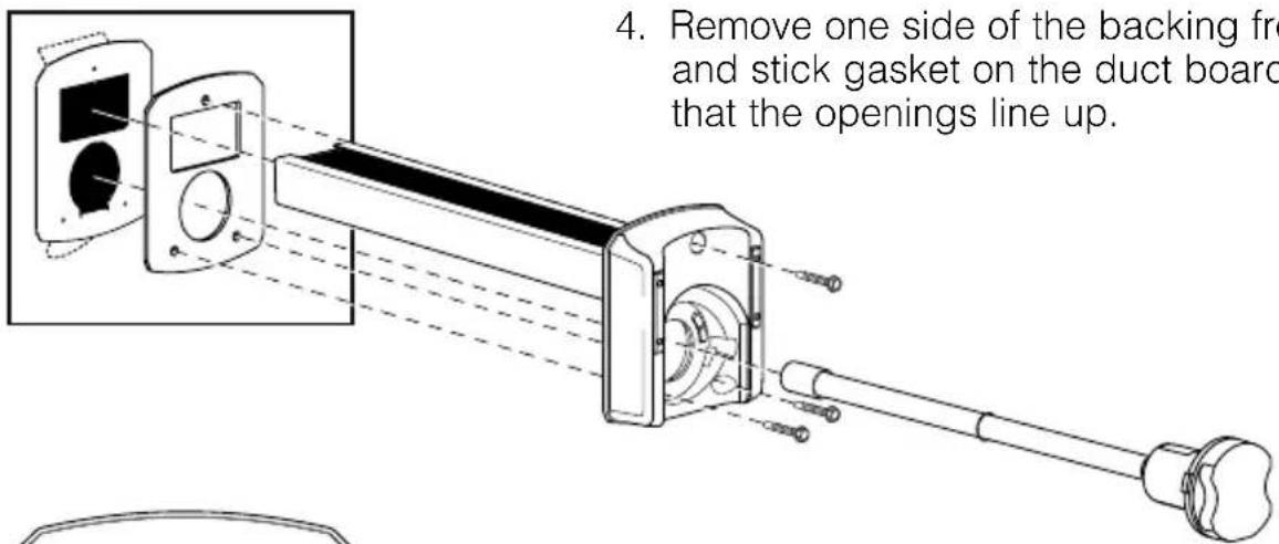HONEYWELL UV2400U - Duct Board Mounting: For Duct Board Applications Only - 5