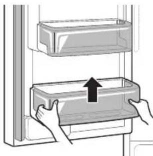 LG LMWC23626S - Retrait et remontage des bacs de la porte - 1