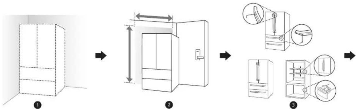 LG LMWC23626S - Descripción general de la instalación - 1