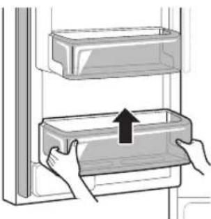 LG LMWC23626S - Detaching/Refitting the Door Bin - 1