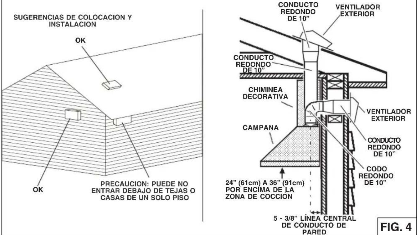 BEST Colonne WPP9IQ36SB - NOTA: Para reducir al riesgo de incendios, use únicamente conductos de metal. - 1