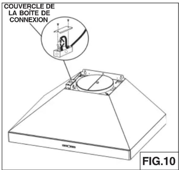 BEST Colonne WPP9IQ36SB - BRANCHEMENT DU VENTILATEUR EXTERNE À LA HOTTE (WPP9E) - 1
