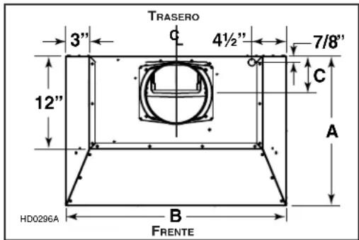 BEST CP57IQT662SB - Siga siempre todos los códigos y normas de construcción aplicables al construir una campana a medida. - 1
