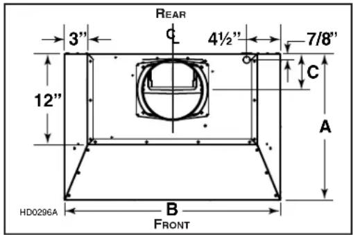 BEST CP57IQT662SB - When building a custom hood, always follow all applicable construction codes and standards. - 1