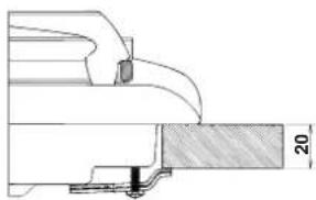 INDESIT PI 631 A (IX) - Scheme de fixation des crochets - 1