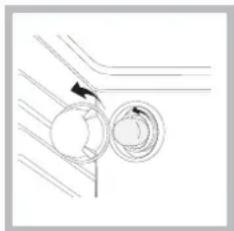INDESIT KN1G21(X)EX - Replacing the oven light bulb - 1