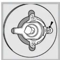 INDESIT KN1G21(X)EX - Adjusting the gas oven burner's minimum setting: - 1