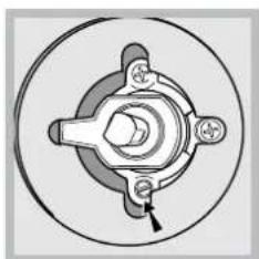 INDESIT KN1G21(X)EX - Adjusting the gas oven burner's minimum setting: - 2